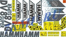 Набор стикеров для Hamm DV8 super